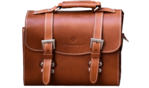 Rayvolt Leather Rear Bag - Brown