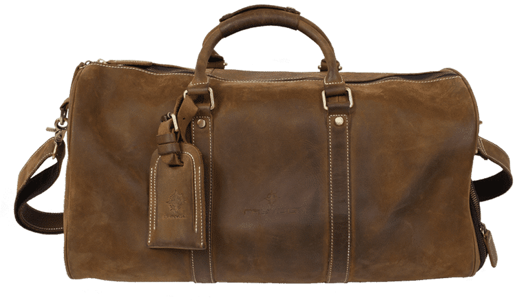 Rayvolt Leather Travel Bag
